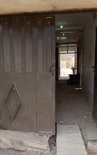 درب حیاط وپارکینگ
