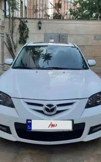 مزدا 3 مدل 89 اقساط تحویل روز/مشکی سفید