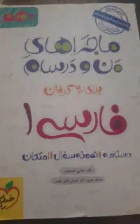 کتاب ماجراهای من و درسام فارسی و انگلیسی دهم
