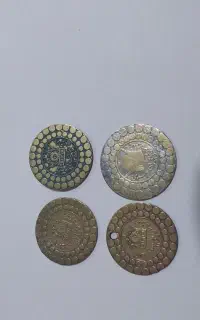 سکه نقره چکشی طلایی عیار پایین