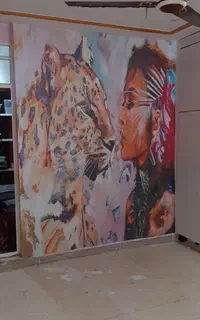 نصاب نصب کاغذ دیواری