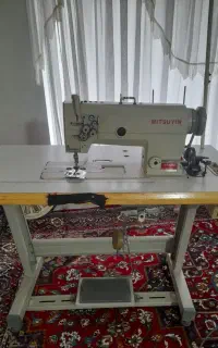 چرخ خیاطی صنعتی دو سوزنه