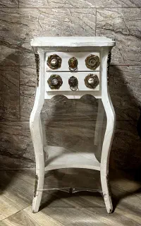 میز تلفن دو کشو