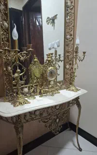 آینه و شمعدانی