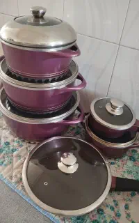 سرویس قابلمه ۱۵ پارچه چدن