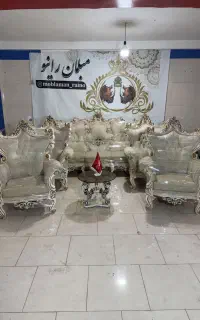 مبل تاج عروس کلاف عربی مناسب جهیزیه عروس درحد نو