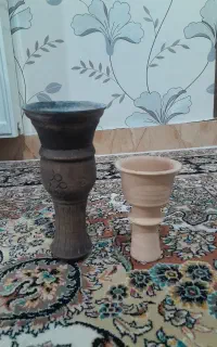 سر قلیان چوبی وسفالی