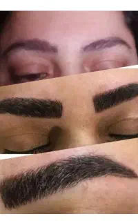 آف فیبرز .بلید .هاشور ابرو و شیدینگ لب