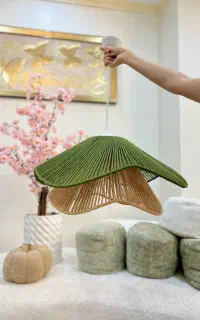 انواع لوستر و آباژور سطل آشغال و لوستر کودک مکرومه