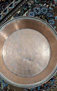ماهیتابه مسی قدیمی