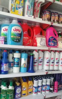 شوینده جات و قرص و نمک ظرفشویی  و دستمال کاغذی