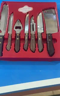ست چاقو اشپزخانه ۷پارچه نو اکبند