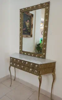 آینه و کنسول برنز