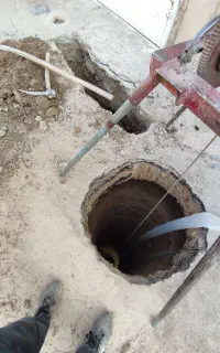 حفاری چاه و فاضلاب
