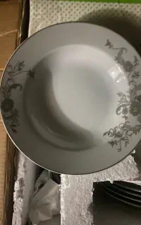 ظرف چینی سالم وتمیز