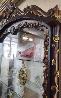 گنجه منبت کاری جنس چوب