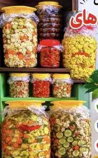 فروش ترشی خونگی تازه و خوش طعم
