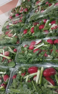 کارگر سبزیجات آماده