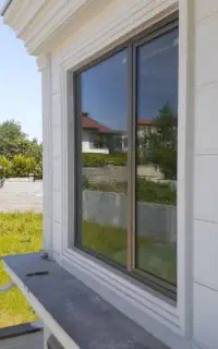 درب و پنجره upvc پو پی وی سی . توری پلیسه ای