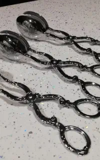 انبر سالاد و قاشق چنگال سالاد و آجیل سیلور