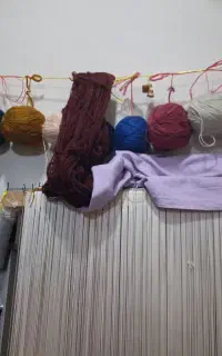 فرش نیمه کاره