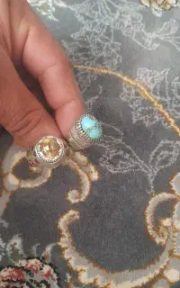 انگشتر نقره رکاب دست