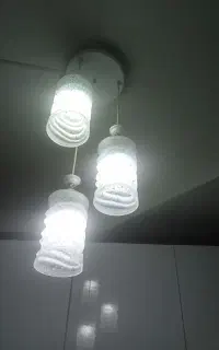 لوستر آشپزخانه در حد نو سه شاخه