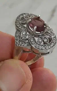 انگشتر نقره زنانه