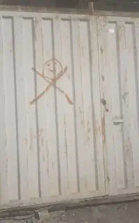درب حیاط جنس ضخیم