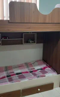 تخت ام دی اف دو طبقه
