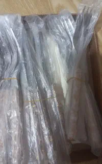 کارد وچنگال میوه خوری شاین طلایی یونیک اصل