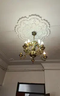 لوستر برنزی شش شاخه