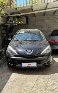 پژو ۲۰۷ مشکی ۱۴۰۴ صفر