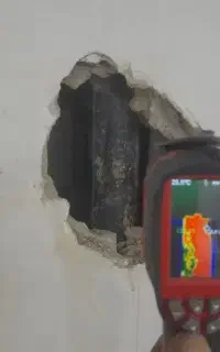 نشت یابی لوله کشی آب فاضلاب تشخیص ترکیدگی نم رطوبت