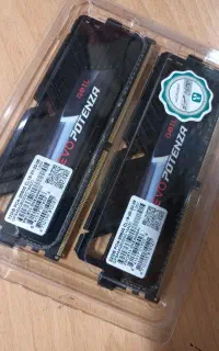 رم geil پک دوال cl18 دو تا ۳۲ گیگ ddr4 3200