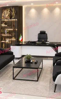 انواع۶ مبلمان مدرن میز مدیریت اداری کلاسیک کانتر