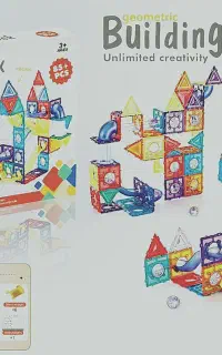 بازی فکری مگنت تایل وارداتی متصلی ۸۵قطعه آیتم 2011