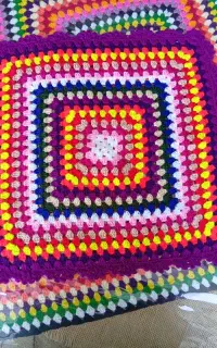رومیزی دست دوز. قلاب بافی