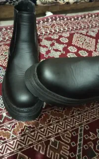 نیم بوت چرم صنعتی زیره محکم