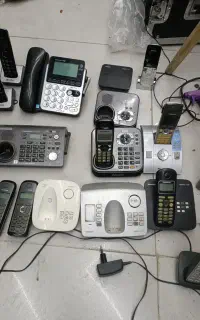 تعدادی گوشی و پایه تک و کامل پاناسونیک و زیمنس