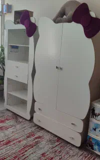 سرویس کمد و دراور  و تخت خواب  و کتابخونه و ...