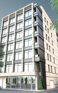 ساختمان پزشکان راهنمایی نما مدرن ۱۳۰ متری