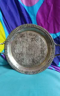 دیوار کوب و شمعدانی برنز قدیمی