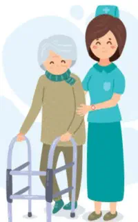 پرستار سالمند شبانه روزی