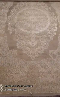 فرش۶متری نونوداخل کاورابریشم بافت کاشان