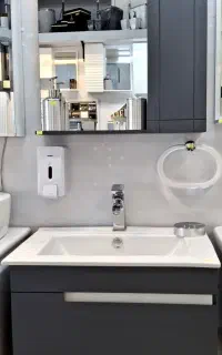 کابین روشویی و فولست آینه