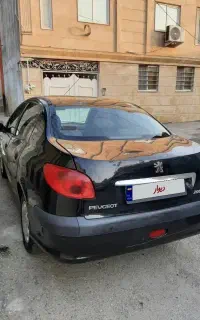 پژو ۲۰۶ صندوقدار V8 مدل ۹۶