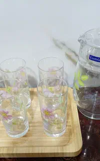 پارچ و لیوان فرانسوی و پاشاباغچه