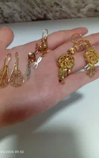 طلا گشواره النگو نونو 100بالانرخ تابلو