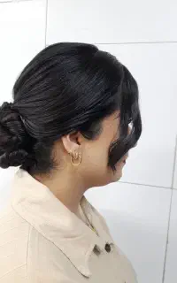 آموزش شنیون ومیکاپ